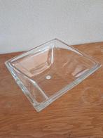 Glazen vierkante schaal van ORIGINAL WALTHERGLAS., Ophalen of Verzenden