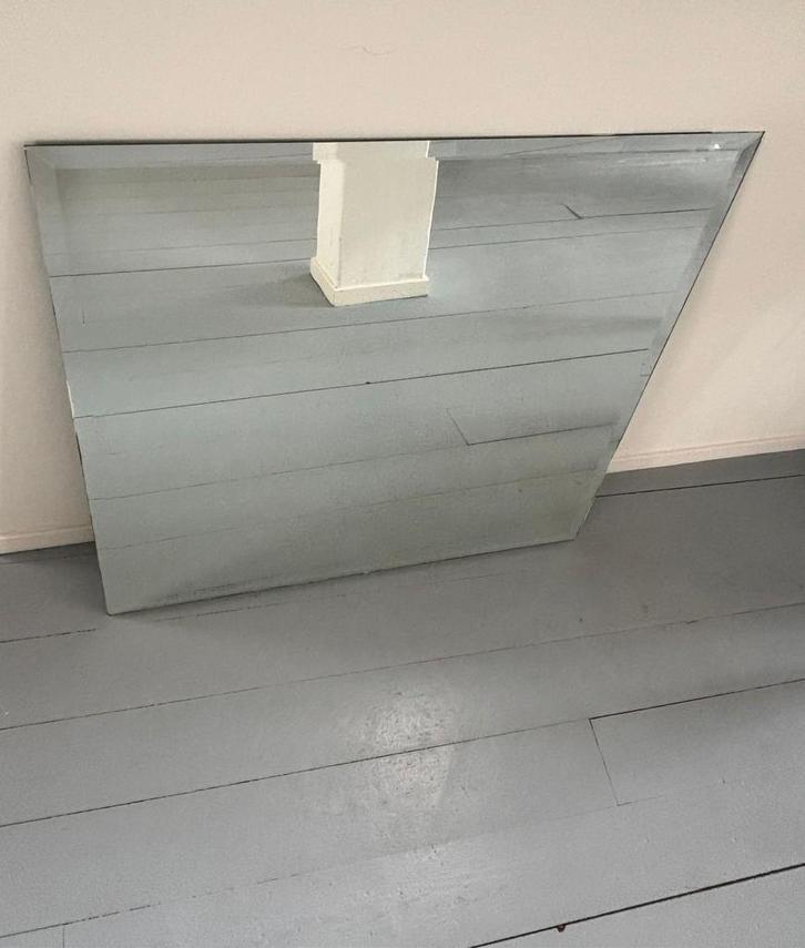 Spiegel 90 x 90 cm, Huis en Inrichting, Woonaccessoires | Spiegels, Zo goed als nieuw, 75 tot 100 cm, Minder dan 100 cm, Rechthoekig