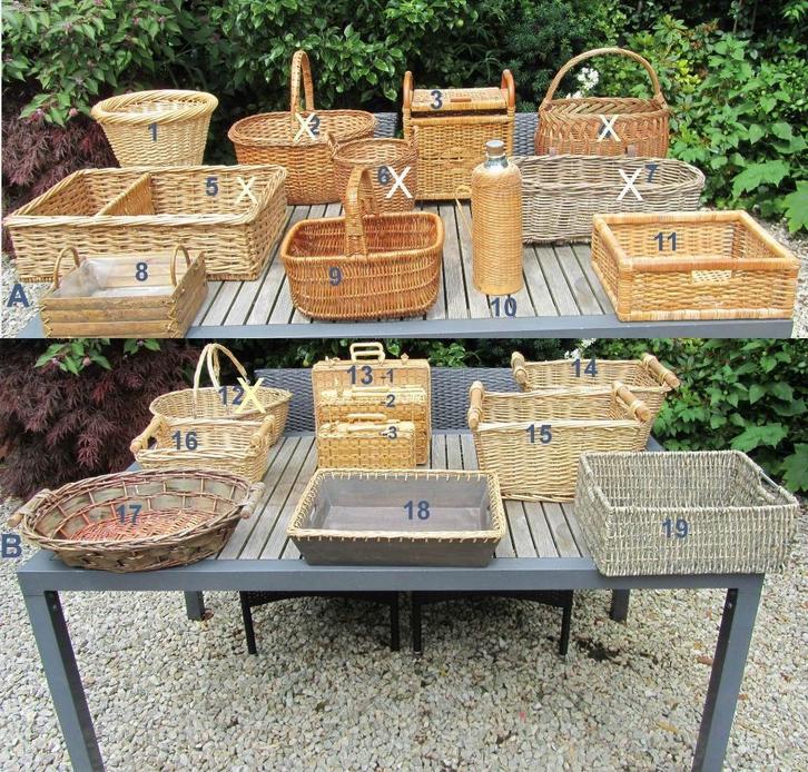 Rieten kraammanden en andere items, Kinderen en Baby's, Kraamcadeaus en Geboorteborden, Ophalen