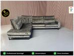 GRATIS LEVERING Velvet Hoekbank 315x250 SHOWROOMMODEL, Ophalen of Verzenden, 150 cm of meer, Vierpersoons of meer, Hoekbank