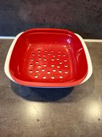Nieuwe Tupperware Afgietbak, Ophalen of Verzenden, Nieuw, Rood, Bak of Kom