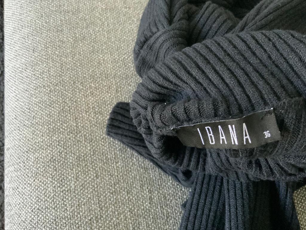 Ibana jurk, Kleding | Dames, Jurken, Verzenden, Zwart, Zo goed als nieuw, Maat 36 (S)