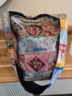 Hippe bohemian stoffen tas met rits, Verzenden, Nieuw, Overige kleuren, Overige typen