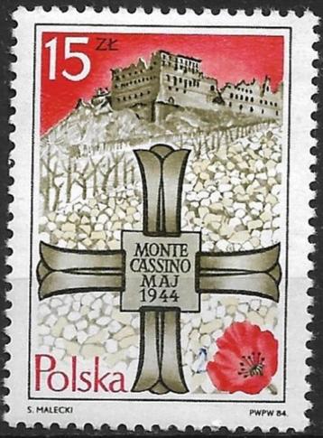 Polen 1984 mi.2919 WO II MONTE CASSINO nom. 15 Zl  postfris beschikbaar voor biedingen