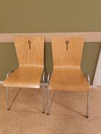 Houten eetkamerstoelen, Ophalen, Zo goed als nieuw, Bruin, Vijf, Zes of meer stoelen