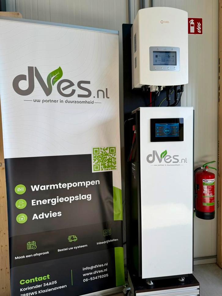 Thuisaccu 16 kWh LFP met slimme omvormer inclusief montage, Computers en Software, Accu's en Batterijen, Nieuw, Ophalen