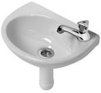 Fontein set compleet Toilet 36x26cm incl. kraan en sifon Wit, Ophalen, Nieuw, Wit, Overige typen