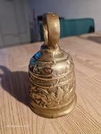 Koperen Bel met Gedetailleerde Afbeeldingen, Antiek en Kunst, Antiek | Koper en Brons, Ophalen of Verzenden, Koper