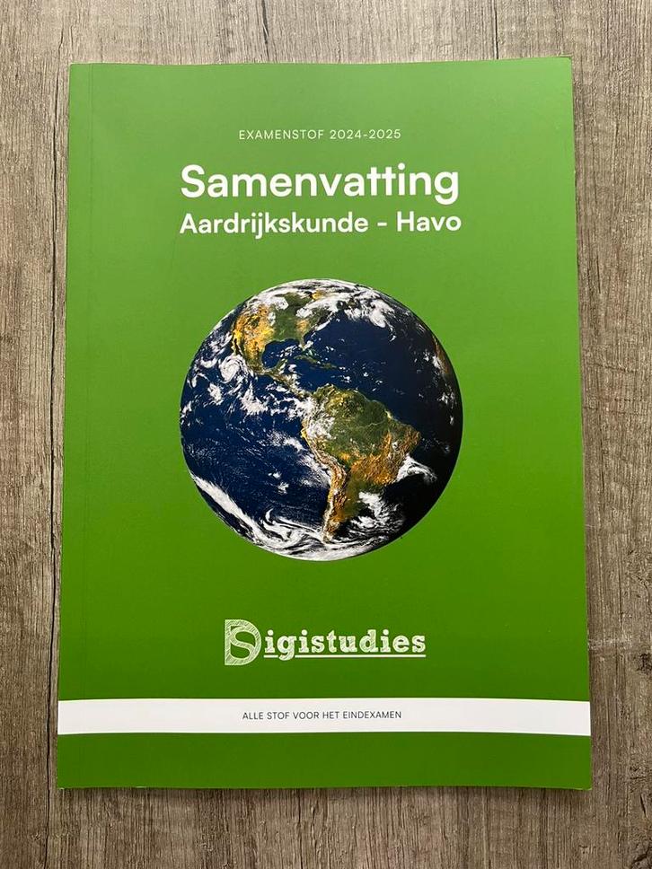 Nieuwe samenvatting aardrijkskunde, Boeken, Schoolboeken, Nieuw, Aardrijkskunde, HAVO, Verzenden