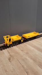 Playmobil 4053 werktrein trein wagon lgb rails locomotief, Ophalen of Verzenden