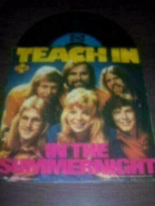 TEACH IN met In The SUMMERNIGHT 7 inch in goede staat, Cd's en Dvd's, Vinyl Singles, Single, Pop, 7 inch, Verzenden