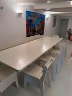 Piet Hein Eek Set - Bank 3m, Tafel 3m & 6 Stoelen - Nieuw!, Ophalen