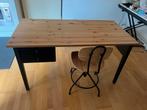 Bureau + bureaustoel arkelstorp / kullaberg, Huis en Inrichting, Bureaus, Ophalen, Gebruikt, Bureau