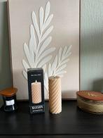 Mansion LED kaarsen beige (20cm), Kunststof, Beige, Nieuw, Ophalen of Verzenden