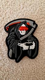 Drone piloot embleem / patch velcro Grim Reaper, Ophalen of Verzenden, Luchtmacht, Nederland, Embleem of Badge