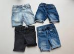 Spijkerbroek shorts pakket 4 stuks mt 122, Ophalen of Verzenden, Gebruikt, Maat 128