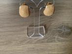 Oorbellen met Textuur, Overige materialen, Ophalen of Verzenden, Zo goed als nieuw, Knopjes of Stekers