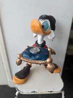 Oom Dagobert Duck Beeld met munt, Verzamelen, Disney, Ophalen, Donald Duck, Gebruikt, Beeldje of Figuurtje