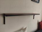 Fjällbo IKEA Wandplank Bruin Hout & Zwart Metaal muur plank, Ophalen, Zo goed als nieuw