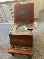 Antieke houten poepdoos / toiletstoel, Ophalen