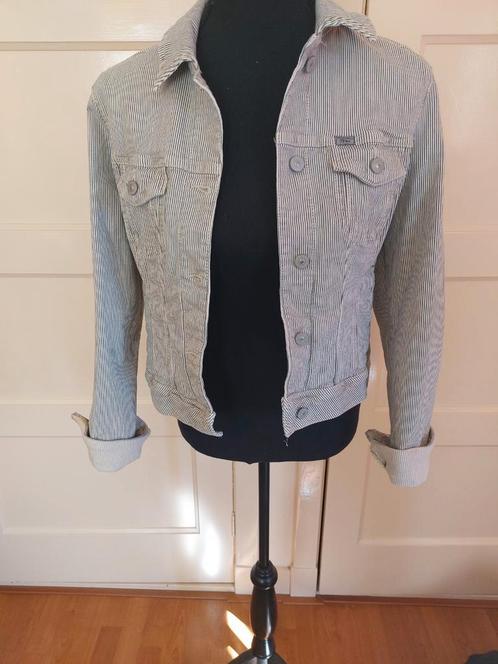 LTB jasje met blauw/witte streepjes., Kleding | Dames, Jassen | Zomer, Zo goed als nieuw, Maat 38/40 (M), Blauw, Ophalen of Verzenden