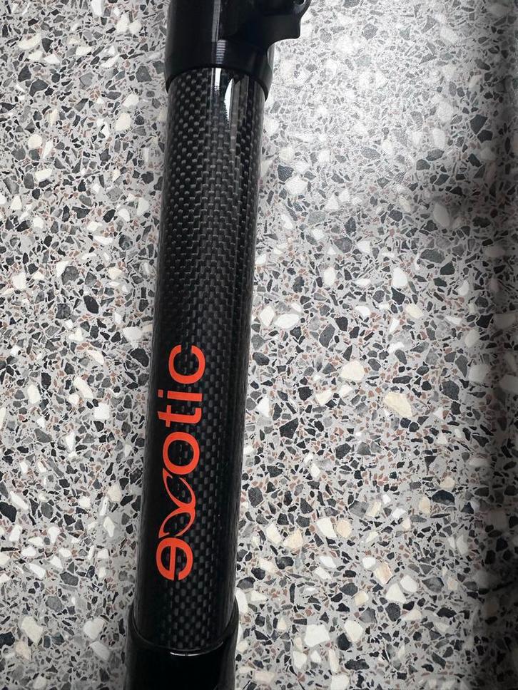 Lichte carbon eXotic MTB voorvork schijf + V-brake – nieuw, Fietsen en Brommers, Fietsonderdelen, Nieuw, Mountainbike, Voorvork