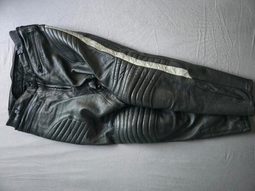 Restyle leren motorbroek met reflectie, Motoren, Kleding | Motorkleding, Broek | leer, Heren, Tweedehands, Ophalen of Verzenden