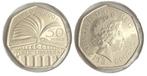 Engeland - 50p of 50 penny 2000 UNC - public library, Verzenden, Overige landen, Losse munt