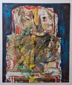 Jo Manders. Figuur. Cobra stijl. Gemengde techniek., Antiek en Kunst, Ophalen of Verzenden