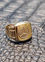 Mercedes heren ring 14karaat goud, Heer, Nieuw, Ophalen of Verzenden, Goud