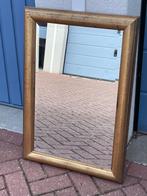 Spiegel met goudkleurige houten lijst (57 cm x 82 cm), Ophalen, Gebruikt, Minder dan 100 cm, Rechthoekig