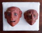 Twee Japanse Maskers - Rond 1900 Meiji periode, Antiek en Kunst, Ophalen of Verzenden