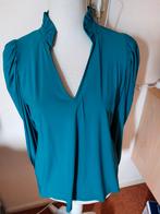 Travelstof shirt met pofmouwen van STUDIO ANNELOES mt M, Maat 38/40 (M), Ophalen of Verzenden, Groen, Onbekend
