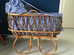 Rotan babywiegje vintage met matras retro babywieg wieg, Ophalen, Zo goed als nieuw, Wieg