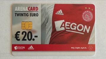 Ajax Arenacard & Kaartenmarkt kaart beschikbaar voor biedingen