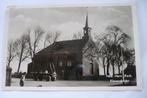kleverskerke ned. hev. kerk fotoglanskaart gelopen jaren 50, Verzenden, 1940 tot 1960, Gelopen, Zeeland