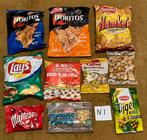 Chips en nootjes monsters, Ophalen