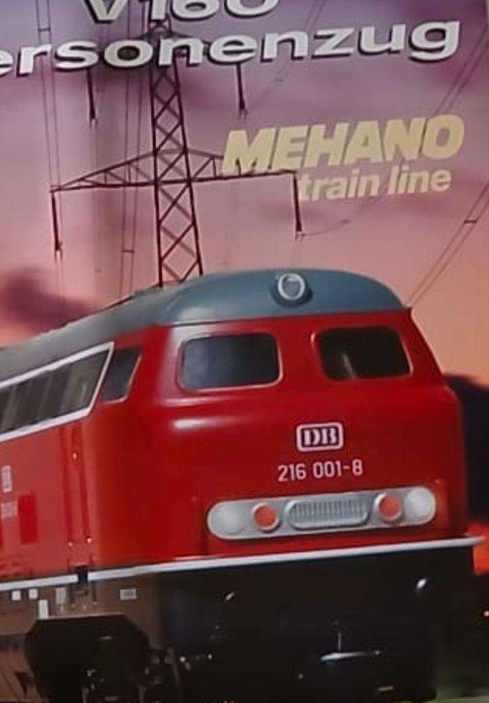 Mehano V160 Personentrein HO Schaal, Hobby en Vrije tijd, Modeltreinen | H0, Gebruikt, Treinset, Gelijkstroom, Overige merken