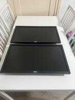 Twee platte Dell beeldschermen, Ophalen, Gebruikt, Full HD, Dell