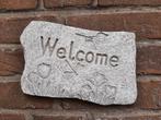 Welkombord wanddecoratie betonnen beeld tuinbeeld beton, Tuin en Terras, Tuinwanddecoratie, Ophalen of Verzenden, Nieuw