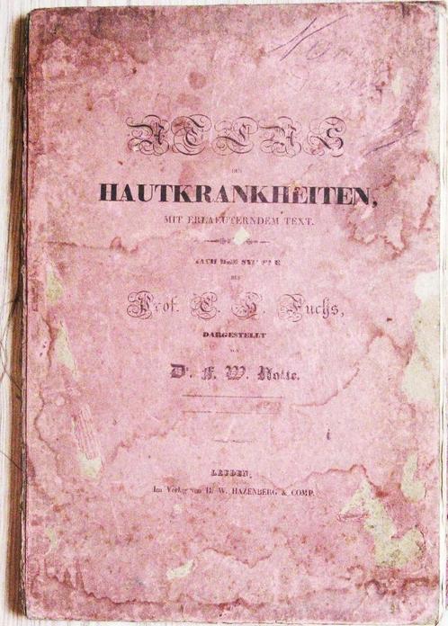 Atlas der Hautkrankheiten; Schr Fuchs/Nolte; Uitg Hanzenberg, Boeken, Wetenschap, Gelezen, Ophalen of Verzenden