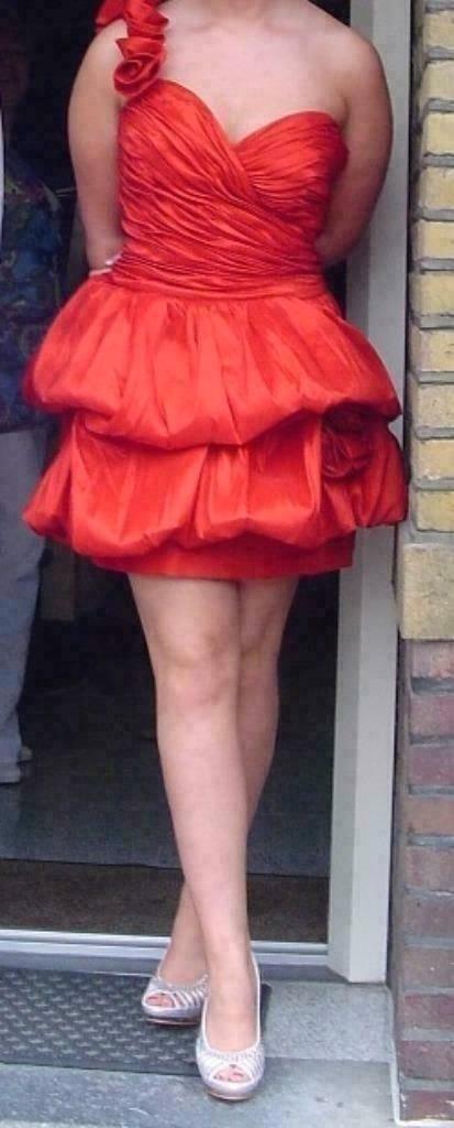 Mooie Galajurk, Kleding | Dames, Gelegenheidskleding, Nieuw, Galajurk, Maat 36 (S), Rood, Ophalen of Verzenden