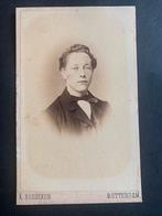 cdv carte de visite jongeman Rotterdam A Boeseken 1865 1869, Verzamelen, Verzenden, Foto, Zo goed als nieuw, Voor 1940