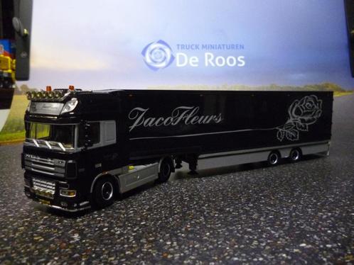 WSI DAF XF 105 Jaco Fleurs met certificaat, Hobby en Vrije tijd, Modelauto's | 1:50, Nieuw, Bus of Vrachtwagen, Wsi, Ophalen of Verzenden