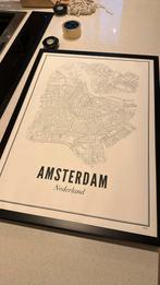 Amsterdam | Baarsjes posters in lijst (geen glas), Gebruikt, Rechthoekig Staand, Ophalen, Overige onderwerpen