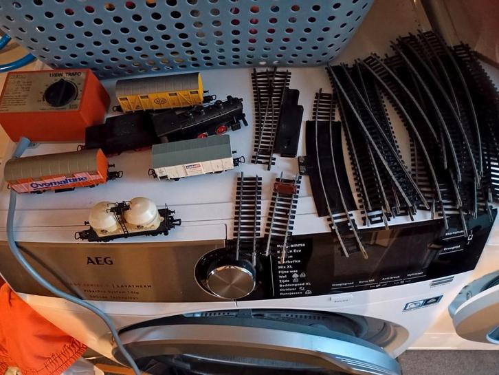 Lima Treinset + Hema Trafo, Hobby en Vrije tijd, Modeltreinen | H0, Gebruikt, Treinset, Gelijkstroom, Lima, Analoog, Ophalen of Verzenden