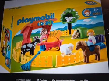 Playmobil 1.2.3 Boerderij Set 6963 beschikbaar voor biedingen