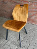 Eetkamerstoel industriële cognac tijdelijk  nu €.75,=, Huis en Inrichting, Stoelen, Bruin, Nieuw, Ophalen of Verzenden, Stof