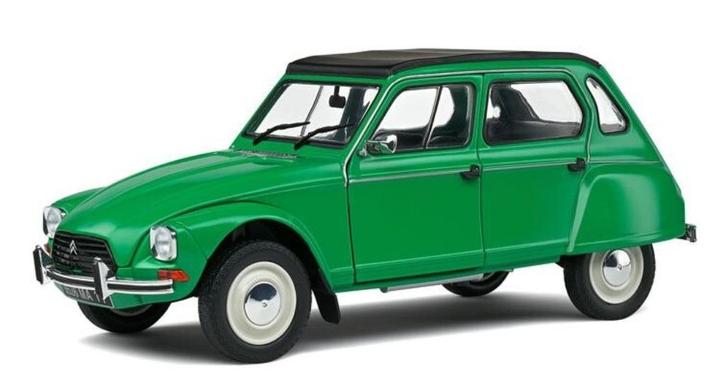 Citroen Dyane 6 '67, groen, Hobby en Vrije tijd, Modelauto's | 1:18, Nieuw, Auto, Solido, Ophalen of Verzenden