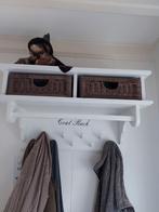 Kapstok wit, Huis en Inrichting, Woonaccessoires | Kapstokken, Wandkapstok, Ophalen of Verzenden, Zo goed als nieuw, Minder dan 100 cm